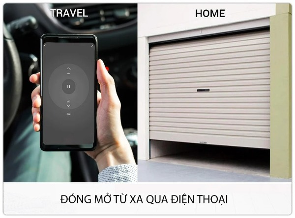 bộ điều khiển cửa cuốn từ xa